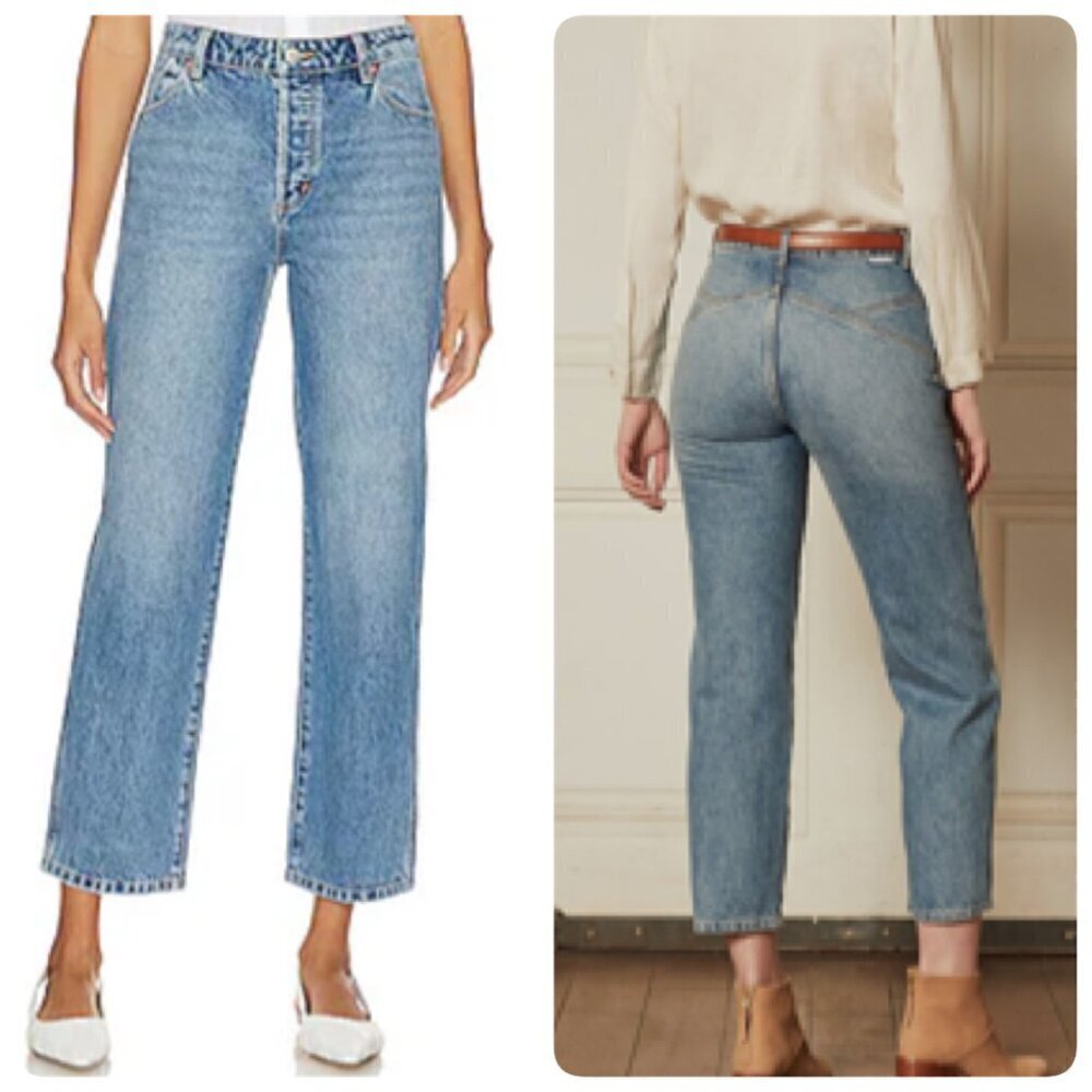 Boyish TIMMY Womens Rigid High-Rise Straight Jeans Sz 26 in FARCOUNTRY